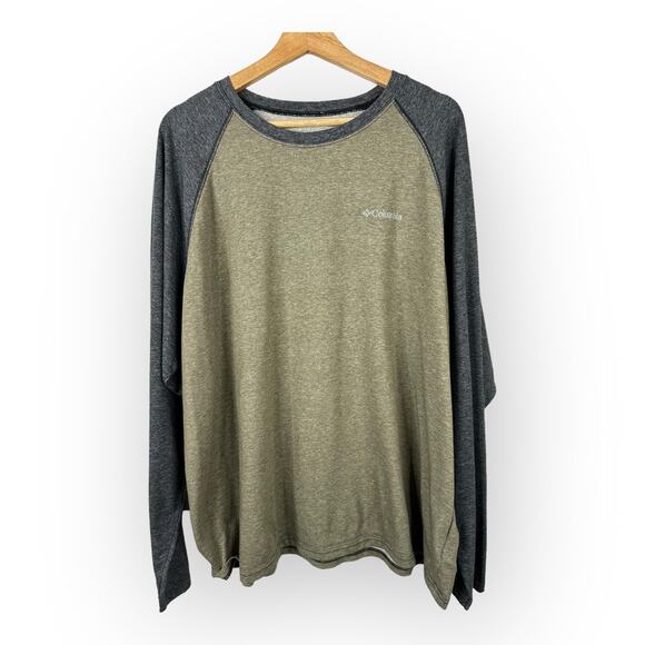 Columbia Mens size XXL Thistletown Park Raglan Long Sleeve Tee TShirt 1675861 - Picture 1 of 9
